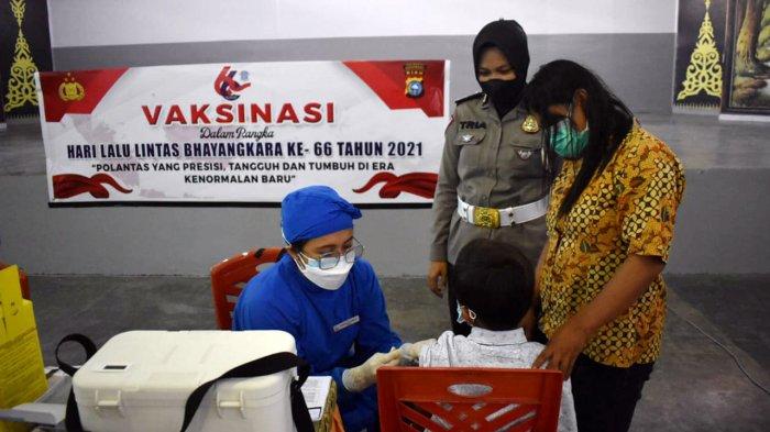 Sambut Hari Lalu Lintas Bhayangkara Ke 66 Satlantas Polresta Pekanbaru Gelar Vaksinasi Khusus Anak Korlantas Polri Call Center Sms Center 9119