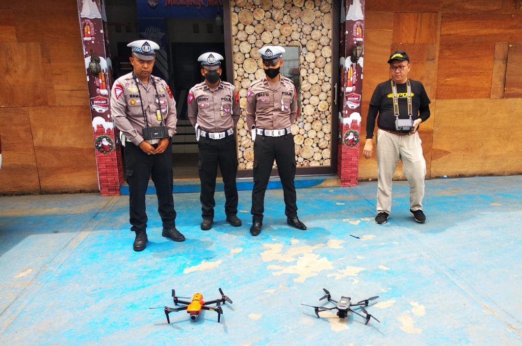 Polresta Tangerang akan melakukan uji coba ETLE dengan drone