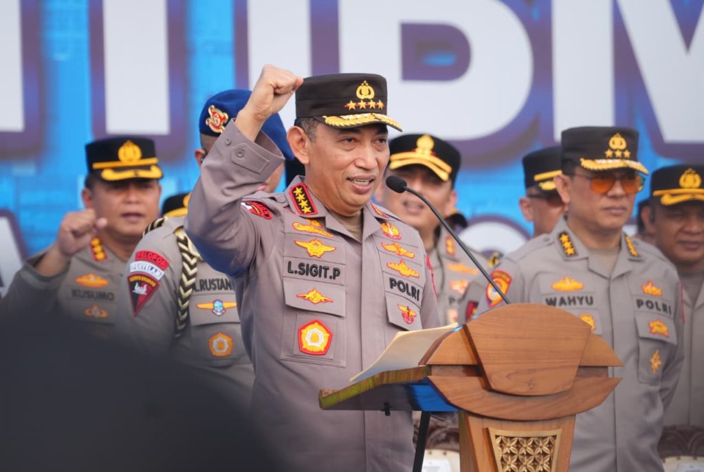 Apel Ojek Online Kamtibmas di Monas, Kapolri Ajak Jadi Pelopor Keselamatan dan Disiplin Berlalu Lintas