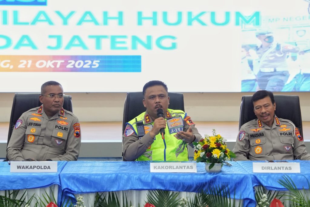 Revitalisasi ETLE Nasional Presisi di Polda Jateng, Kakorlantas Targetkan 5.000 Kamera Terpasang di 2026
