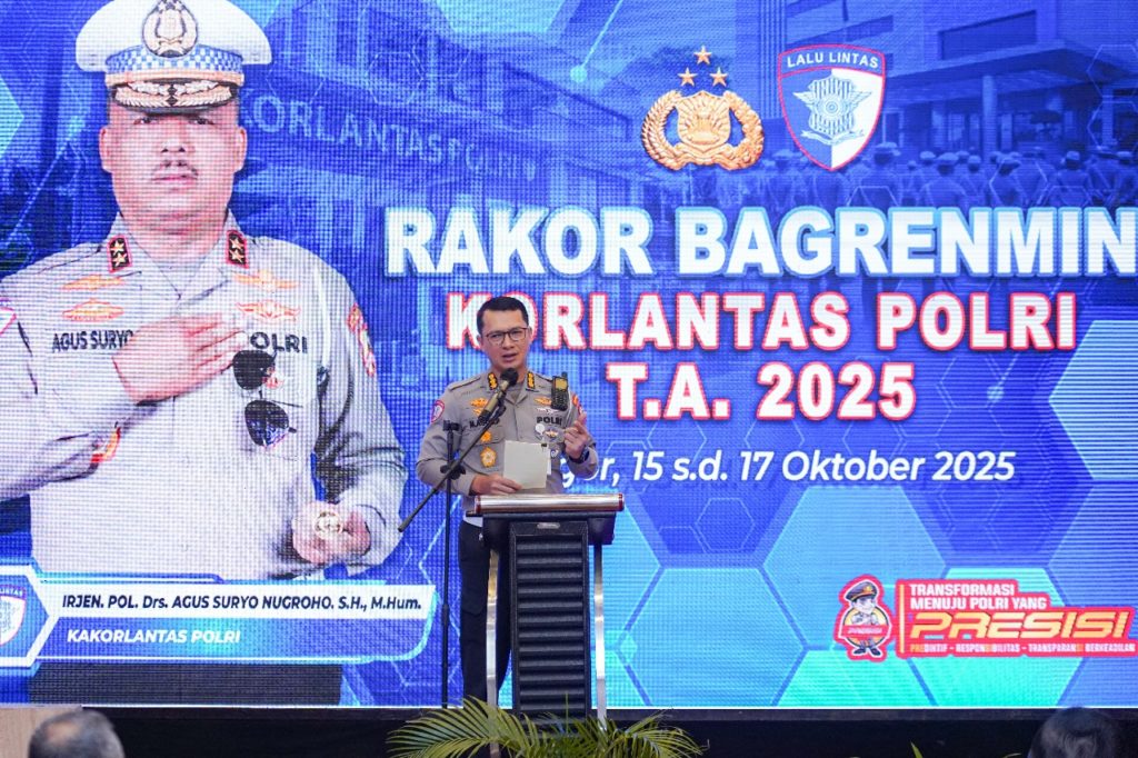 Kabagrenmin Korlantas Polri Buka Rakor Bagrenmin T.A 2025, Tekankan Transformasi Digital & Penguatan SDM