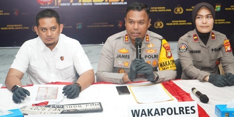 Polres Jakarta Utara Amankan 5 Orang Sindikat Pencuri Motor Jakarta–Sumatera Libatkan Ekspedisi