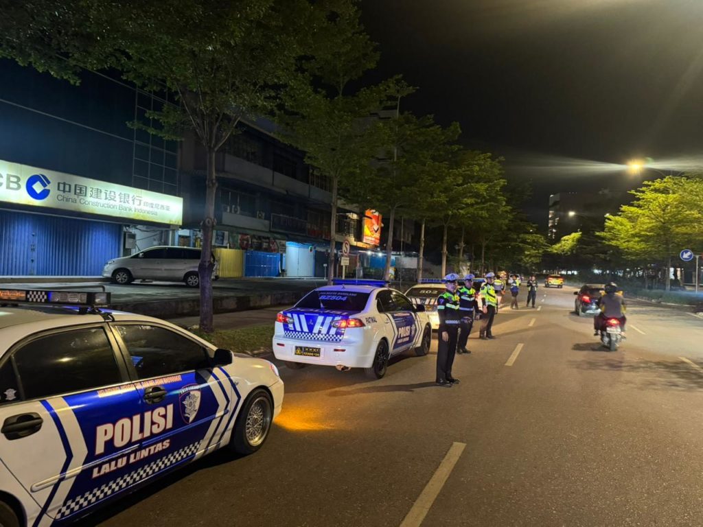 Satlantas Barelang Gencar Patroli Malam Cegah Balap Liar dan Kriminalitas