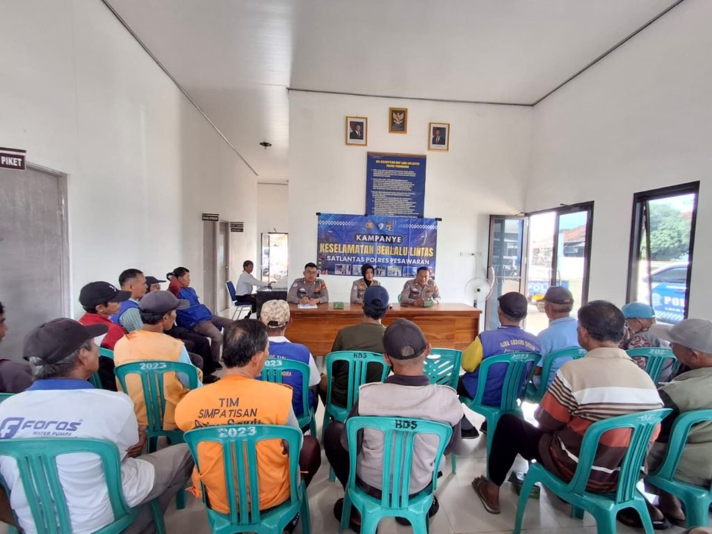 Satlantas Pesawaran Edukasi Ojek Pangkalan Soal Tertib dan Aman Berkendara