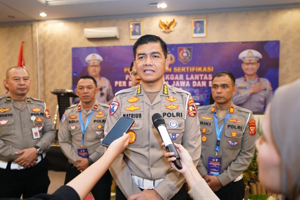 Kasubdit Dakgar Ditgakkum Korlantas Polri, Kombes Pol Matrius - Pelatihan dan Sertifikasi Petugas Dakgar Lantas Zona Jawa–Bali