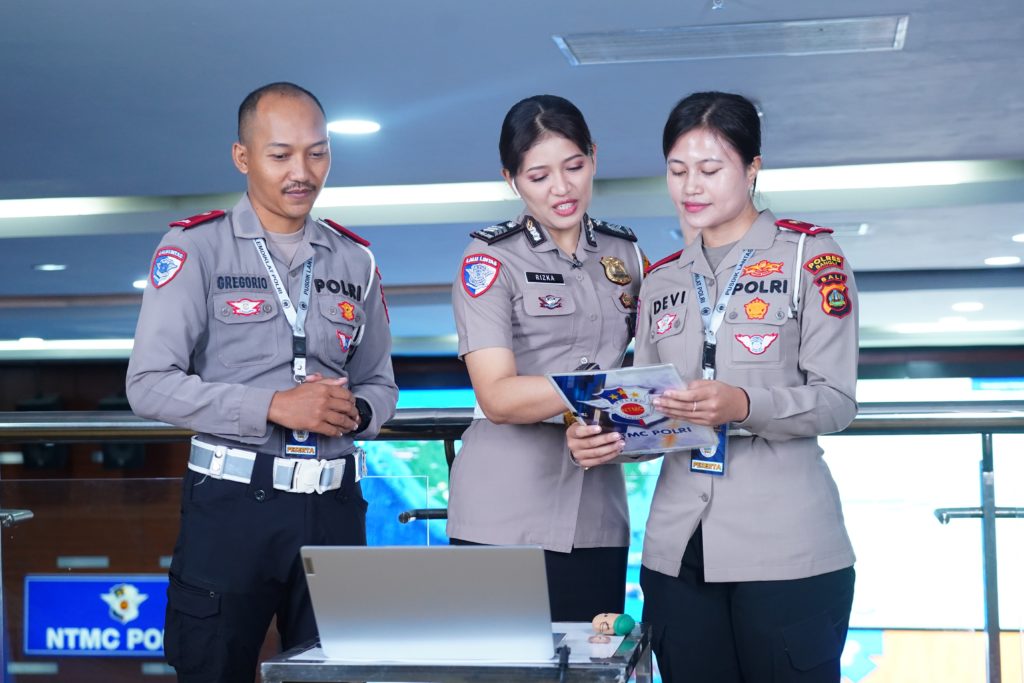 Korlantas Polri Terima Kunjungan Peserta Dikbangspes Bintara Dikmas Lantas