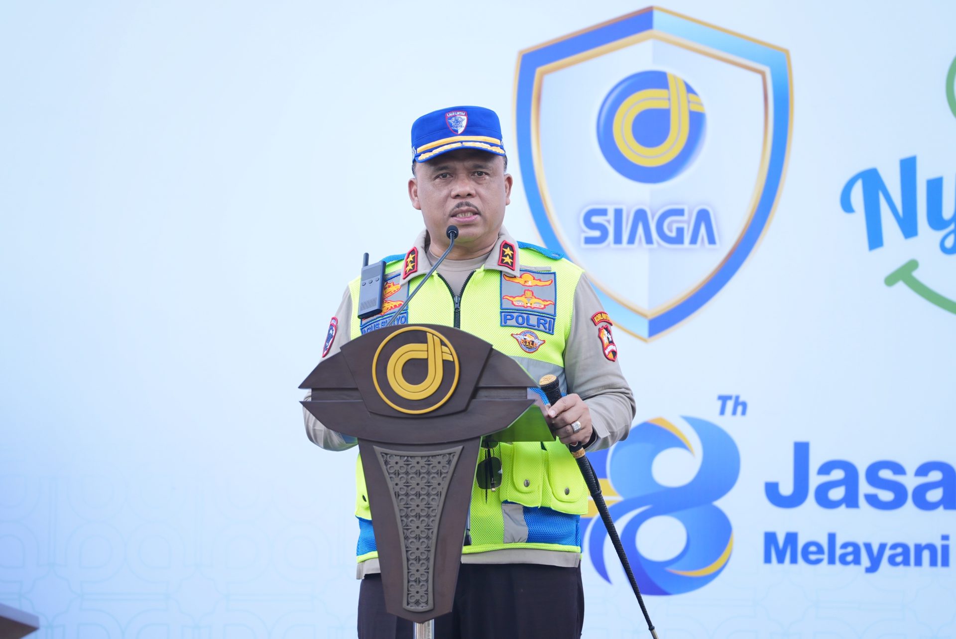 Kakorlantas Pimpin Apel Terpadu Jasa Marga