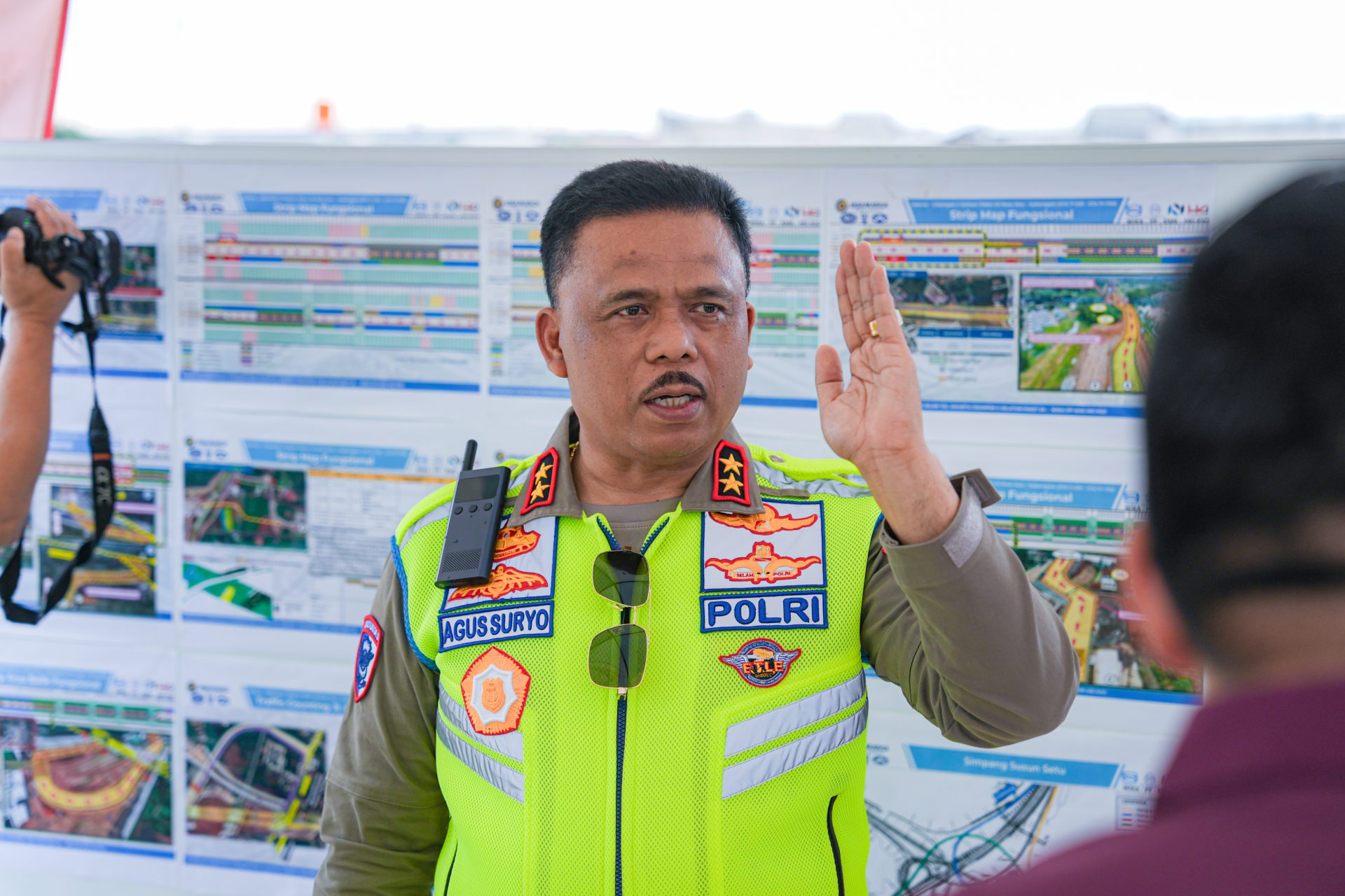 Kakorlantas Tinjau Japek II Selatan Jelang Mudik Lebaran